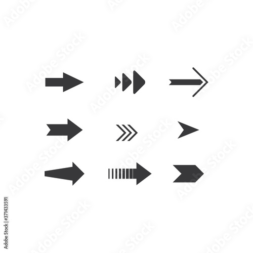 collection of arrows symbol