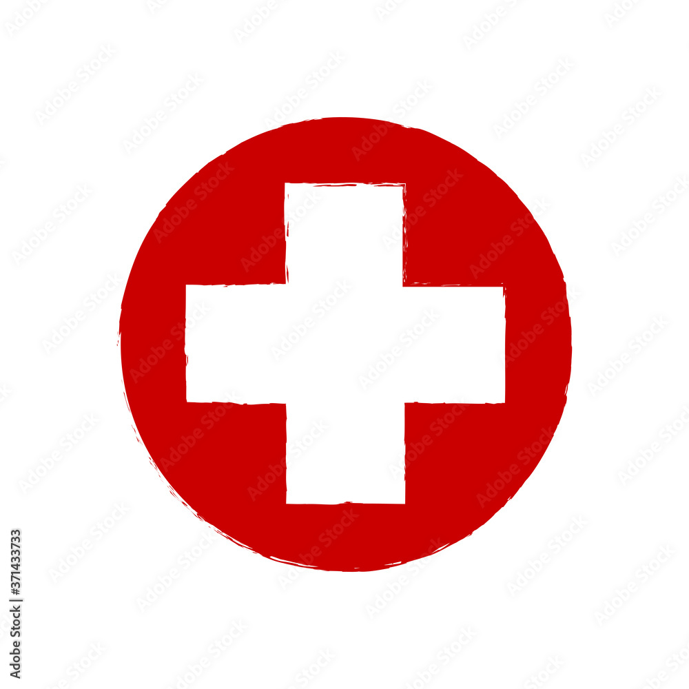Swiss air force roundel. Military symbol. Vector Illustration Swiss air force roundel. Military symbol. Vector Illustration