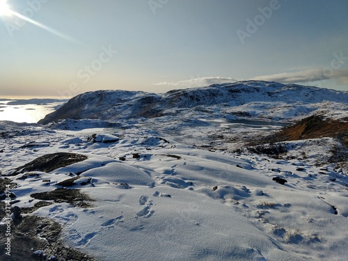 winter mountain landscape