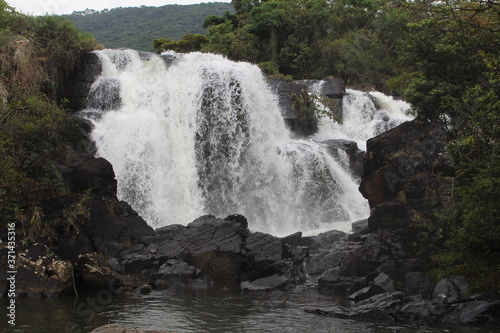 Waterfall in Po  os de Caldas MG