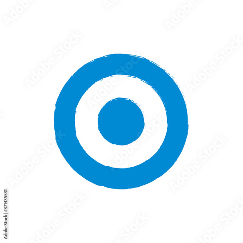 Greek air force roundel. Military symbol. Vector Illustration