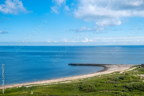 Blick vom Klippenrandweg auf die Nordsee  Helgoland