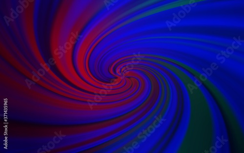 Dark Pink, Blue vector backdrop with curved lines. Shining colorful illustration in simple style. The best colorful design for your business.