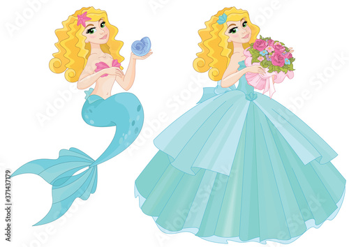 Cute Princess Mermaid