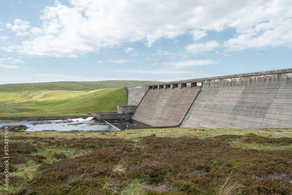 cow green reservoir in north east England. cow green reservoir in north east England.