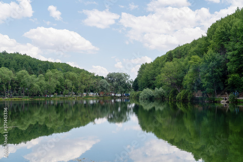 Karagol is crater lake near Cubuk City, Ankara, Turkey