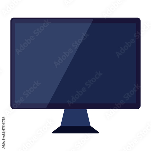 computer screen isolated on a white background vector illustration design