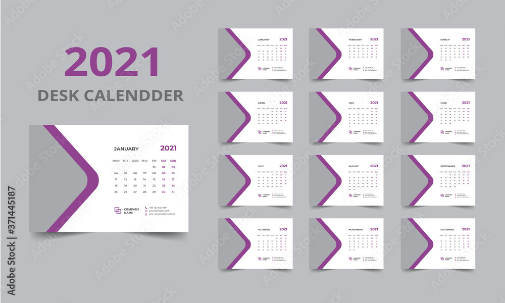 Desk calendar design 2021 template Set of 12 Months, Week starts Monday, Stationery design, calendar planner
Desk calendar design 2021 template Set of 12 Months, Week starts Monday, Stationery design, calendar planner