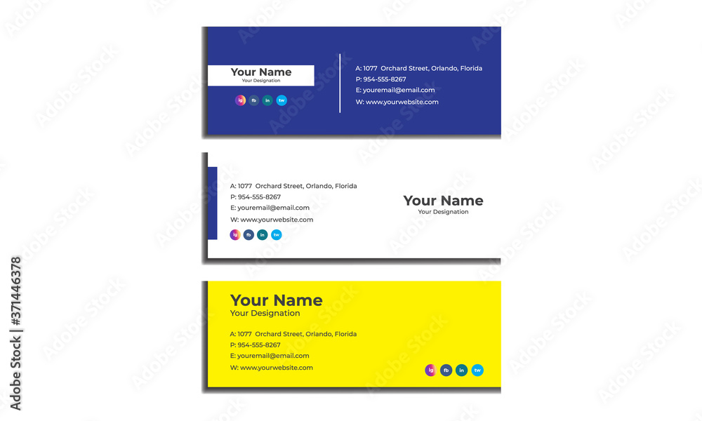 Modern and Creative Email Signature Template Design Modern and Creative Email Signature Template Design