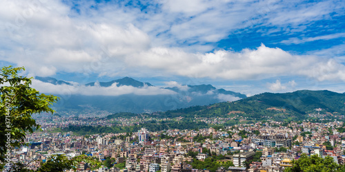 Panoramic top view of Katmandu city, Nepal © Dzianis Rakhuba