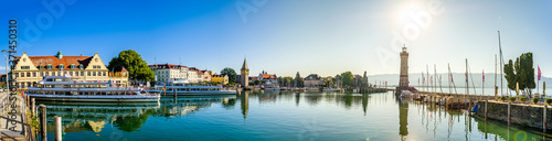 famous harbor of Lindau am Bodensee photo
