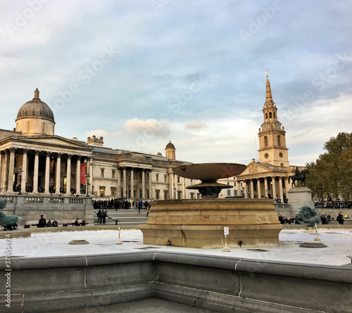 Trafalgher Square in London photo