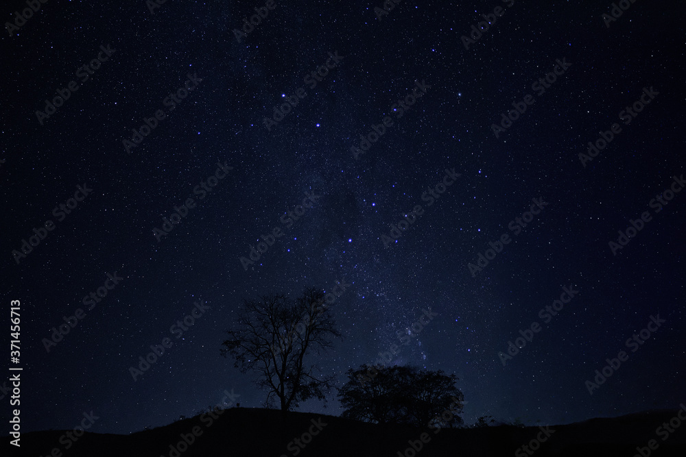 night sky with stars