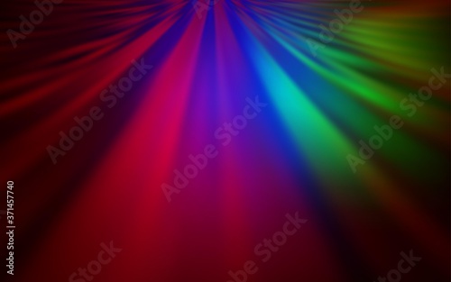 Dark Multicolor vector colorful blur backdrop. New colored illustration in blur style with gradient. New style for your business design.