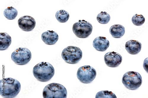 Blueberry isolated. Blueberry on white background. Bilberry. Clipping path.