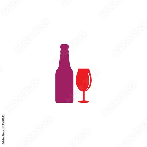 Wine Logo Template vector illustrtion