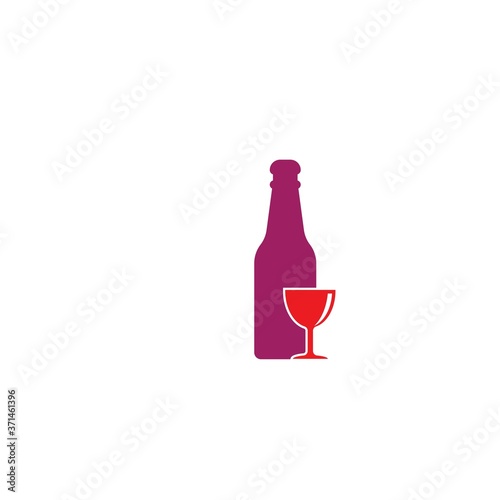 Wine Logo Template vector illustrtion