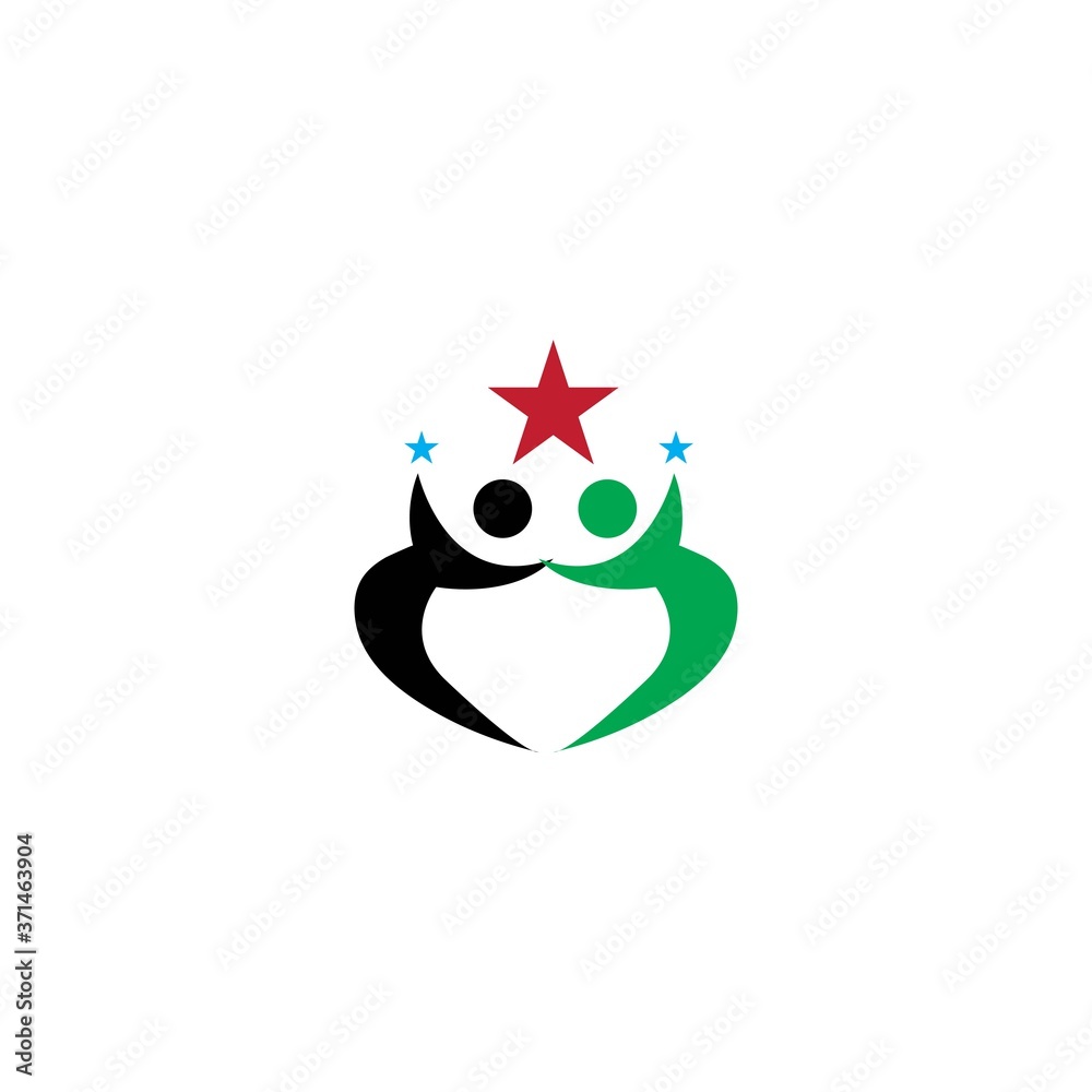 Obraz premium people health care logo