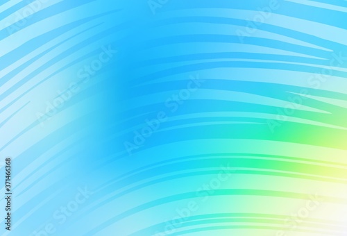 Light Blue, Green vector abstract blurred background.