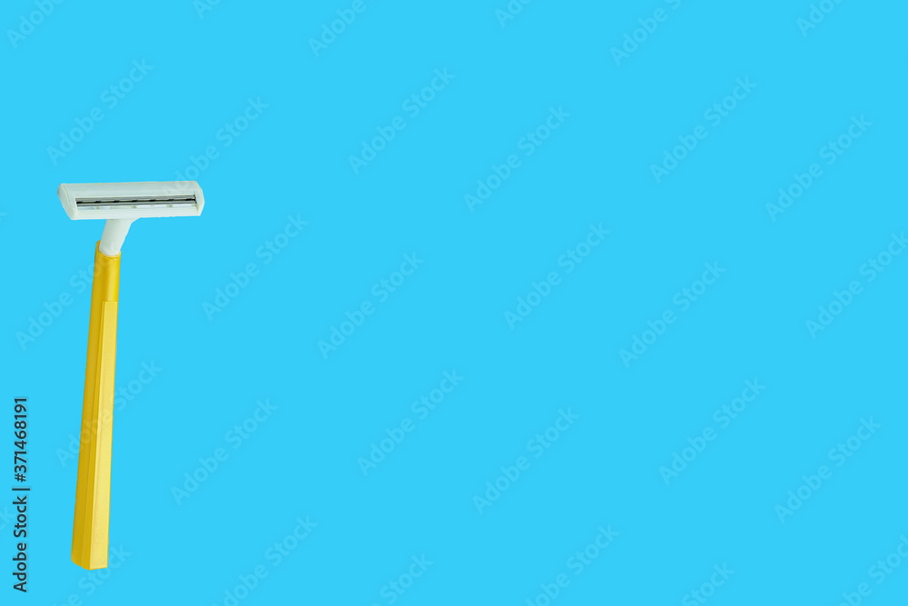 disposable razor blade, on white background, isolated. disposable razor blade, on white background, isolated.