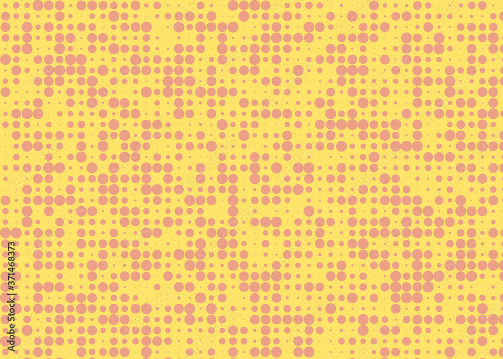 Abstract Color Halftone Dots generative art background illustration Abstract Color Halftone Dots generative art background illustration