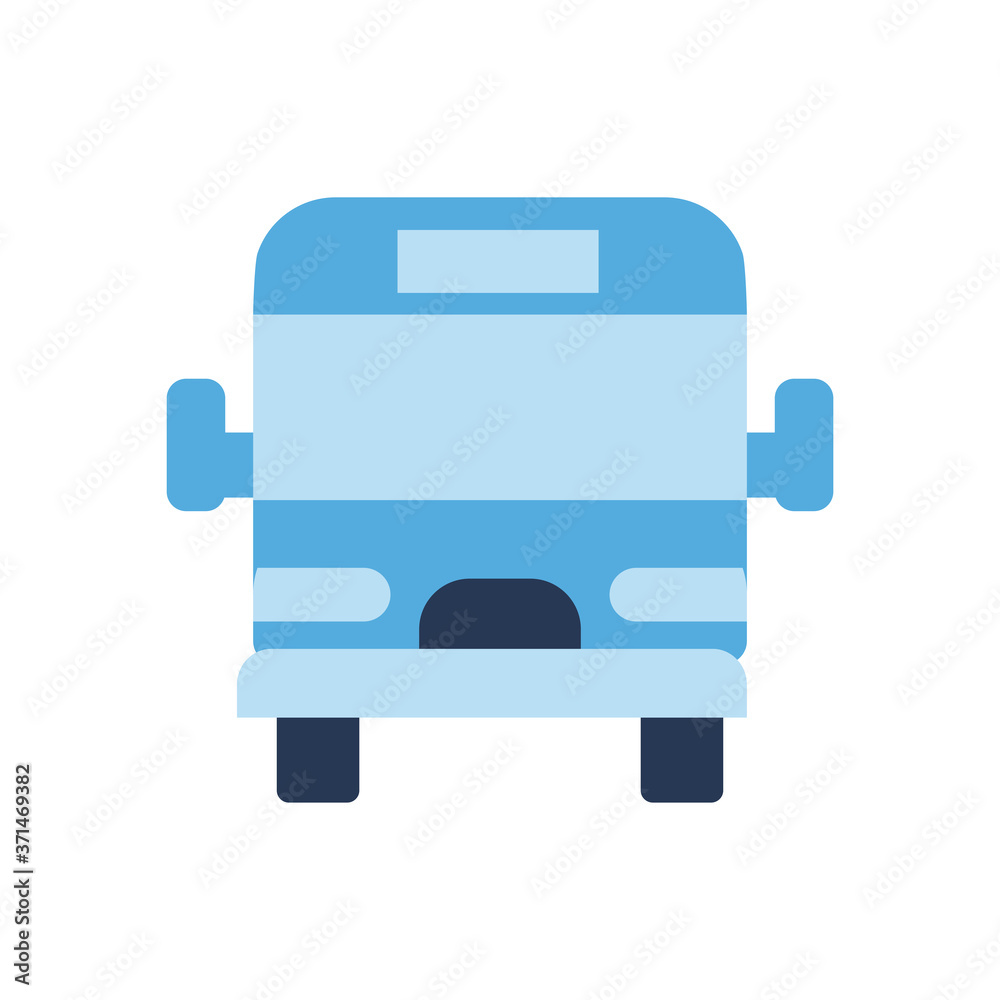 bus vehicle flat style icon vector design bus vehicle flat style icon vector design