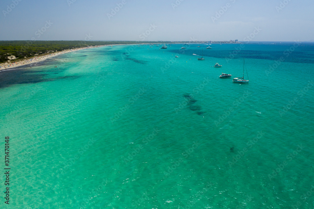 Beaches Sa Rapita and Es Trenc Mallorca Spain Beaches Sa Rapita and Es Trenc Mallorca Spain
