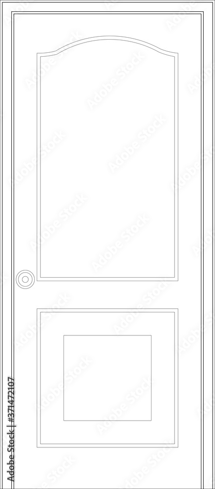 An Image of timber decorative door leaves in 2D Architectural CAD drawing. Comes with a variety of attractive designs. Comes with metal door frames and ironmongeries. Drawing in black and white. An Image of timber decorative door leaves in 2D Architectural CAD drawing. Comes with a variety of attractive designs. Comes with metal door frames and ironmongeries. Drawing in black and white.