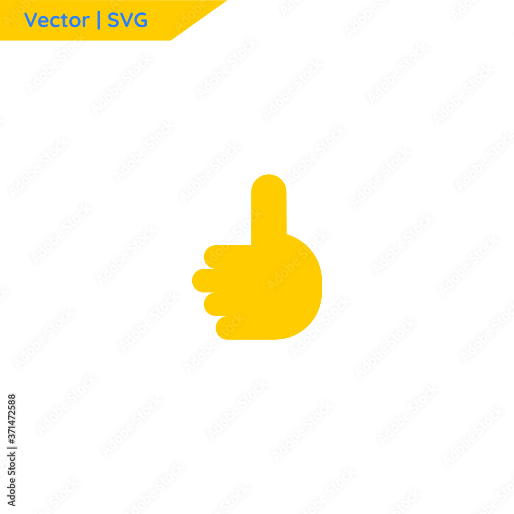 Finger gesture graphic icon. Finger gesture graphic icon.