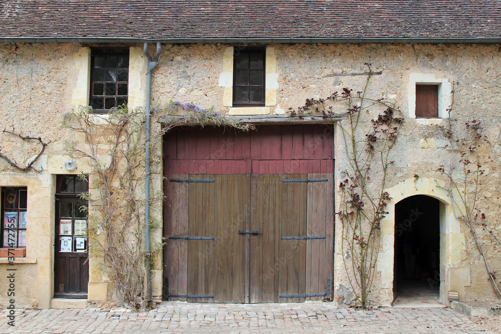 barn of a medieval and renaissance mansion in couture-sur-loir (france) barn of a medieval and renaissance mansion in couture-sur-loir (france)