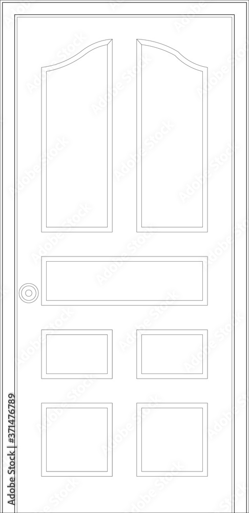 An Image of timber decorative door leaves in 2D Architectural CAD drawing. Comes with a variety of attractive designs. Comes with metal door frames and ironmongeries. Drawing in black and white. An Image of timber decorative door leaves in 2D Architectural CAD drawing. Comes with a variety of attractive designs. Comes with metal door frames and ironmongeries. Drawing in black and white.