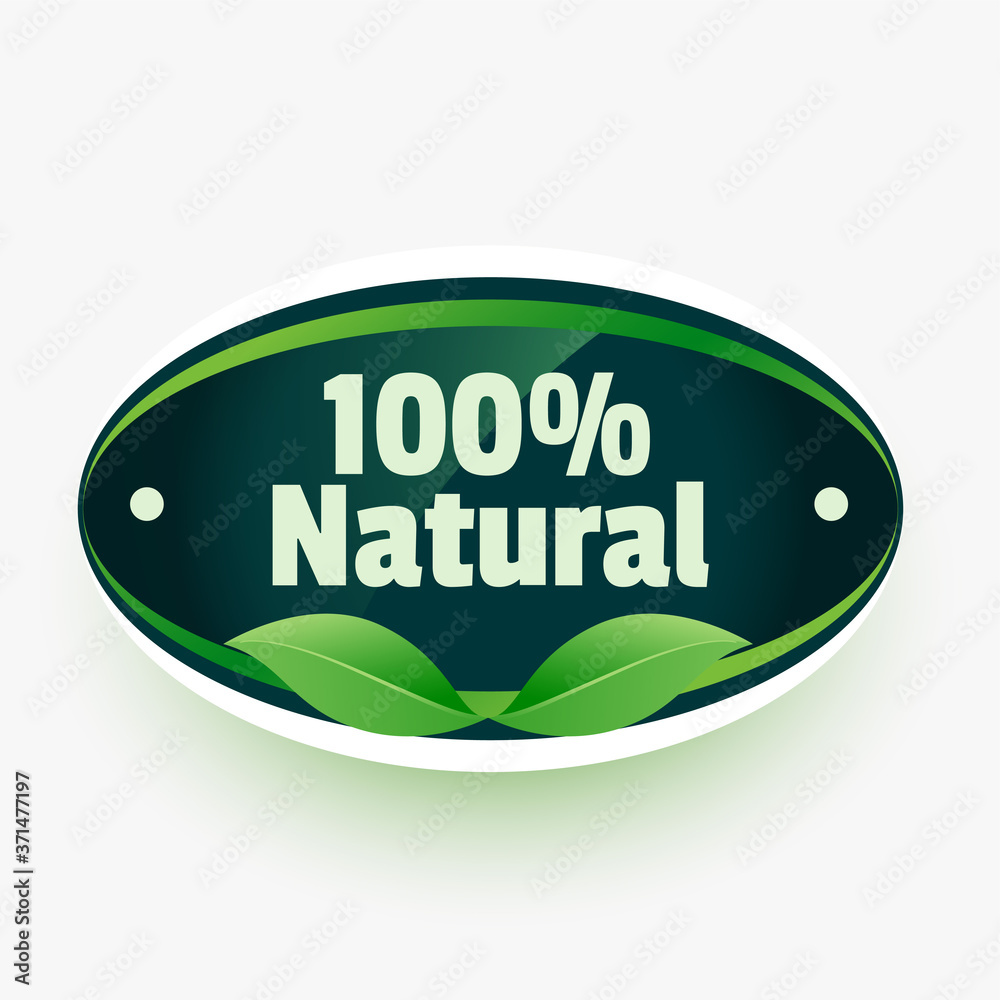 natural green organic label sticker design natural green organic label sticker design