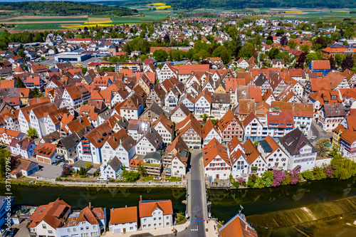 Riedlingen aus der Luft photo