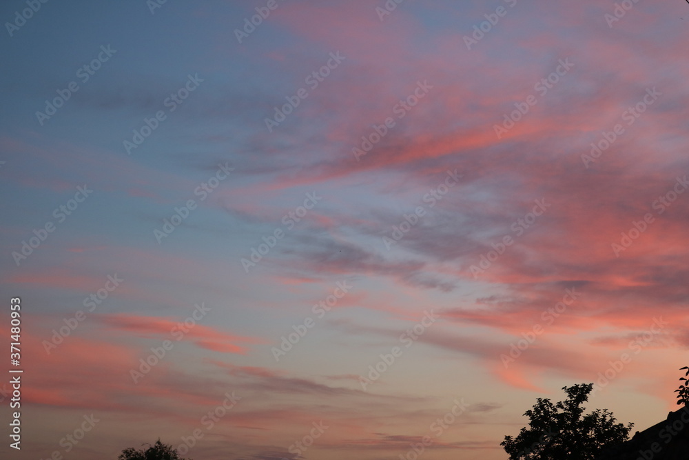 Fototapeta premium sunset in the mountains