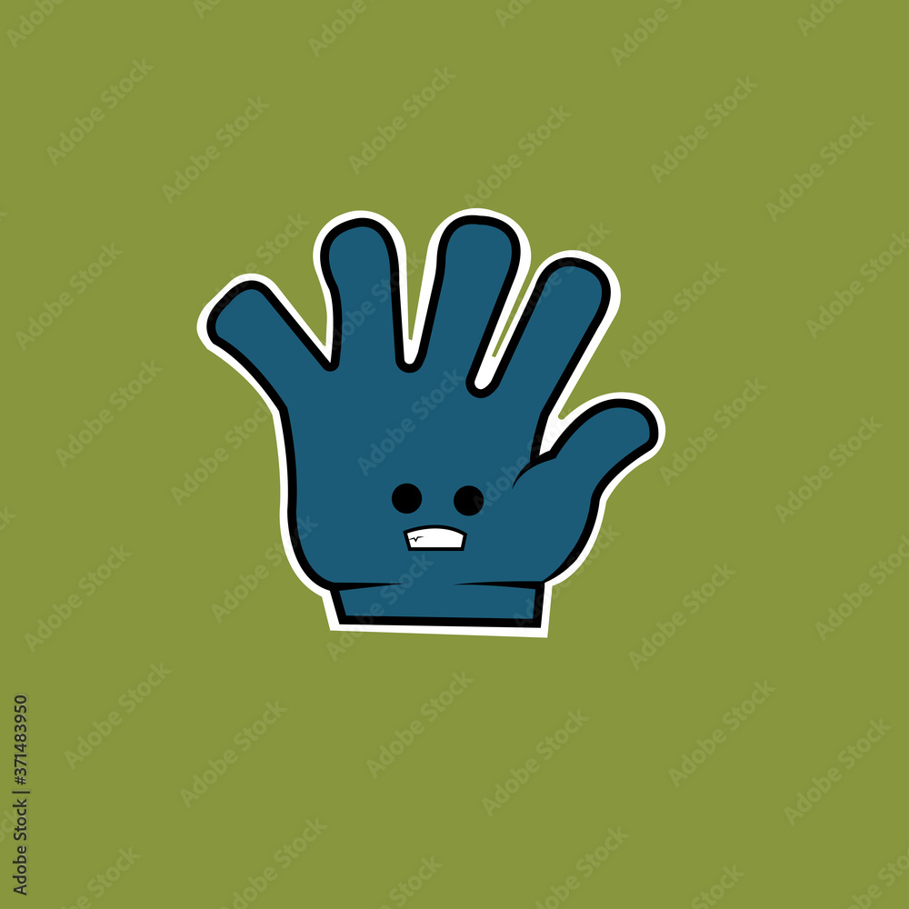 Glove Vector Character Glove Vector Character