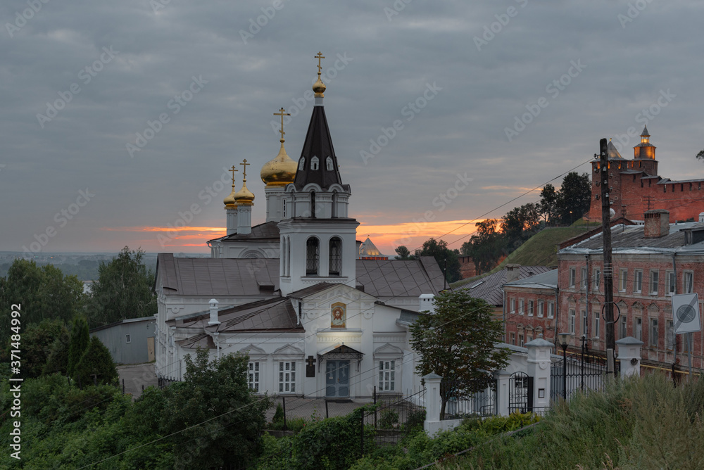 Orthodox church in Nizhny Novgorod in Russia