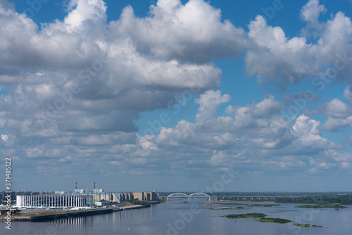 Aerial view of Nizhny Novgorod