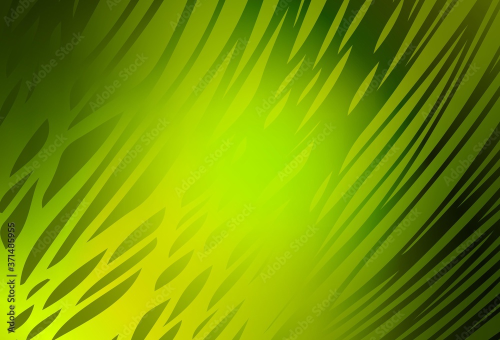 Obraz premium Light Green, Yellow vector blurred bright pattern.
