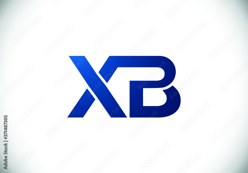 Initial Monogram Letter X B Logo Design Vector Template. Graphic Alphabet Symbol for Corporate Business Identity Initial Monogram Letter X B Logo Design Vector Template. Graphic Alphabet Symbol for Corporate Business Identity