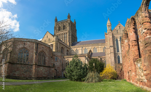Worcester cathedral, Worcestershire, UK photo