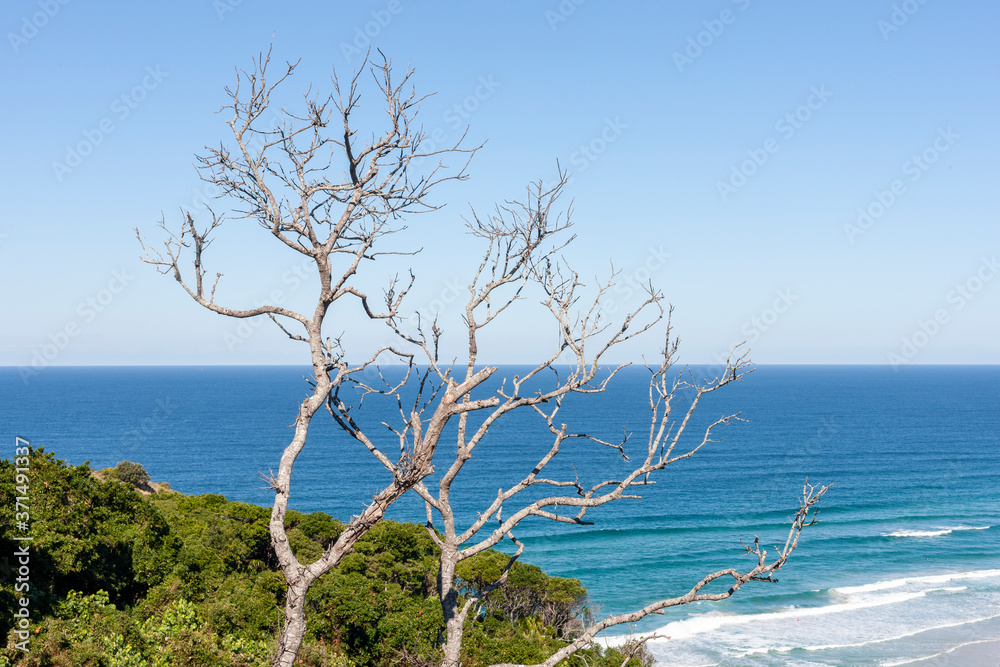Scenic view sea in bright sunny day Scenic view sea in bright sunny day