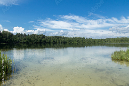 Svetloyar lake - natural monument and cultural heritage of Russia, Voskresensky District of the Nizhny Novgorod District