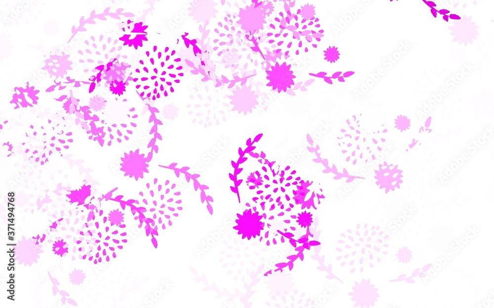 Light Purple, Pink vector natural background with flowers, roses. Light Purple, Pink vector natural background with flowers, roses.