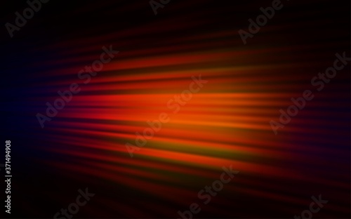 Dark Red vector layout with flat lines. Lines on blurred abstract background with gradient. Template for your beautiful backgrounds.