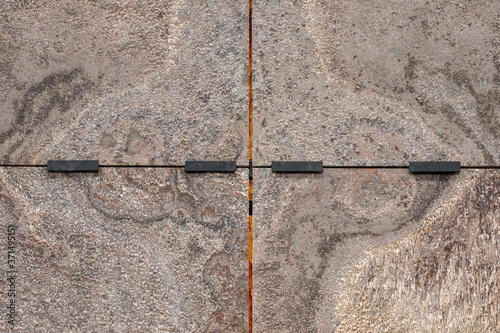 Close-up of earthy color marble onyx