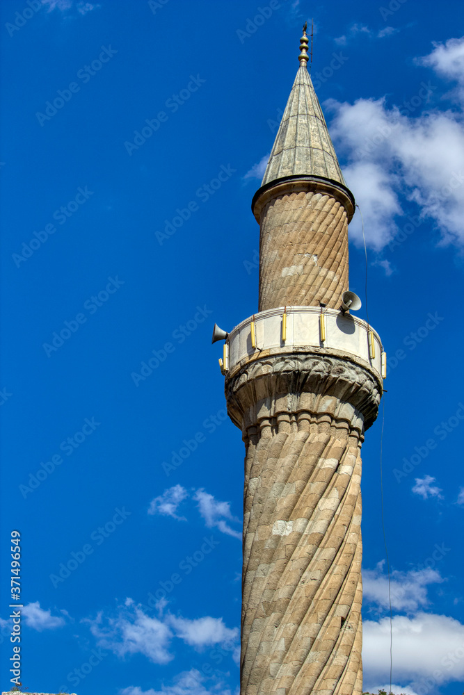 Spiral(Burmali) Minaret Mosque in Amasya