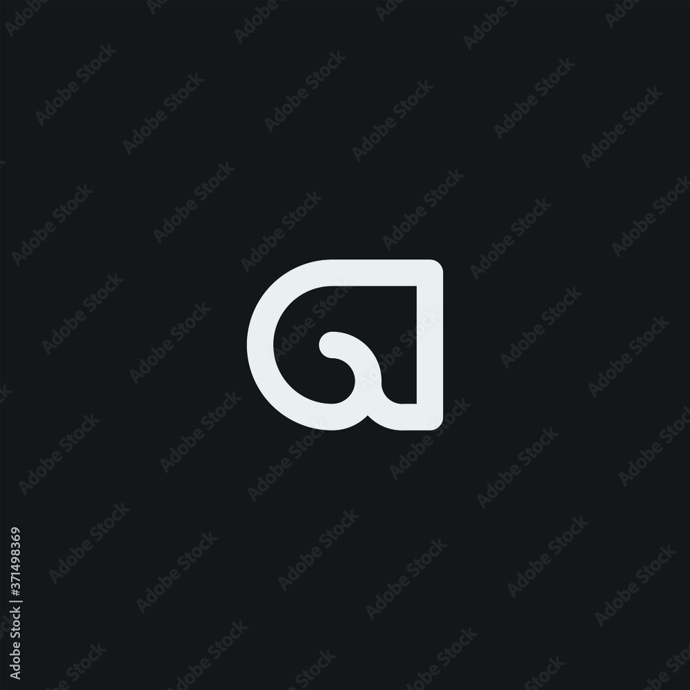 Letter A vector line logo design vector illustration Letter A vector line logo design vector illustration