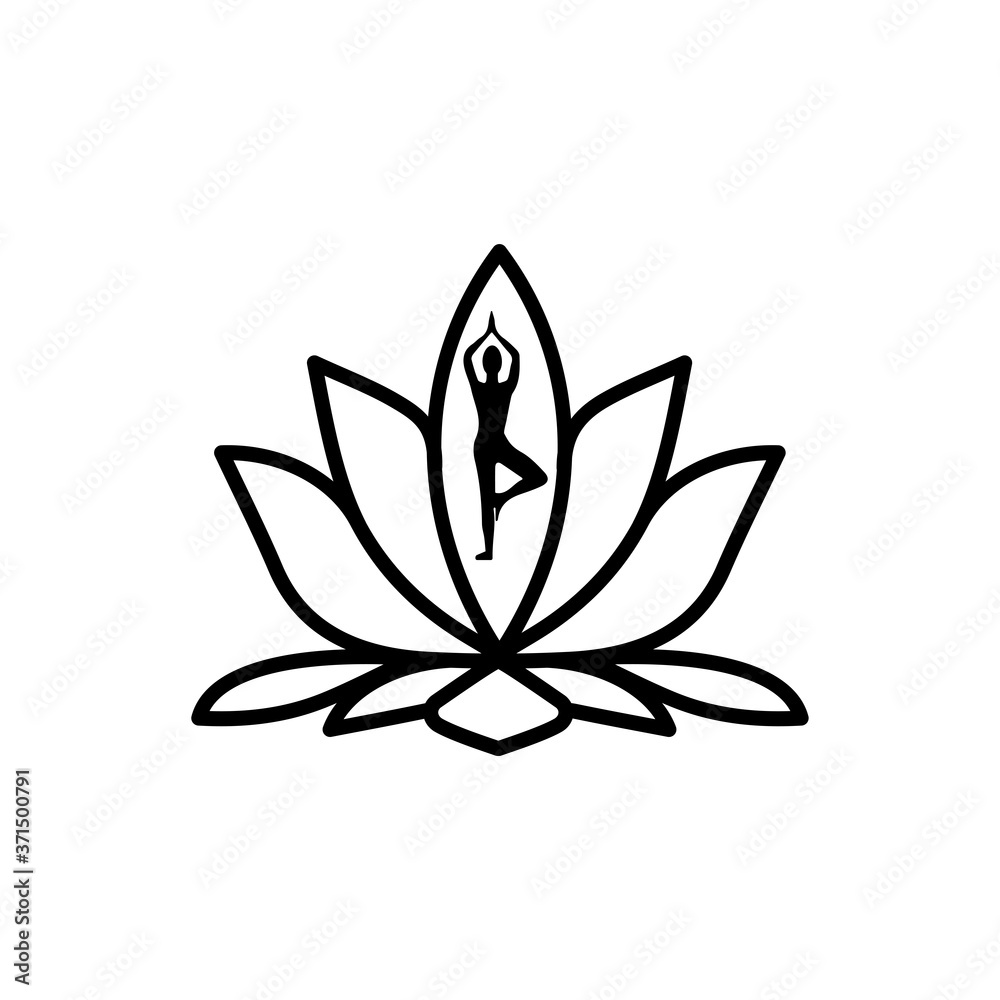 Lotus flower icon symbol vector illustration Lotus flower icon symbol vector illustration