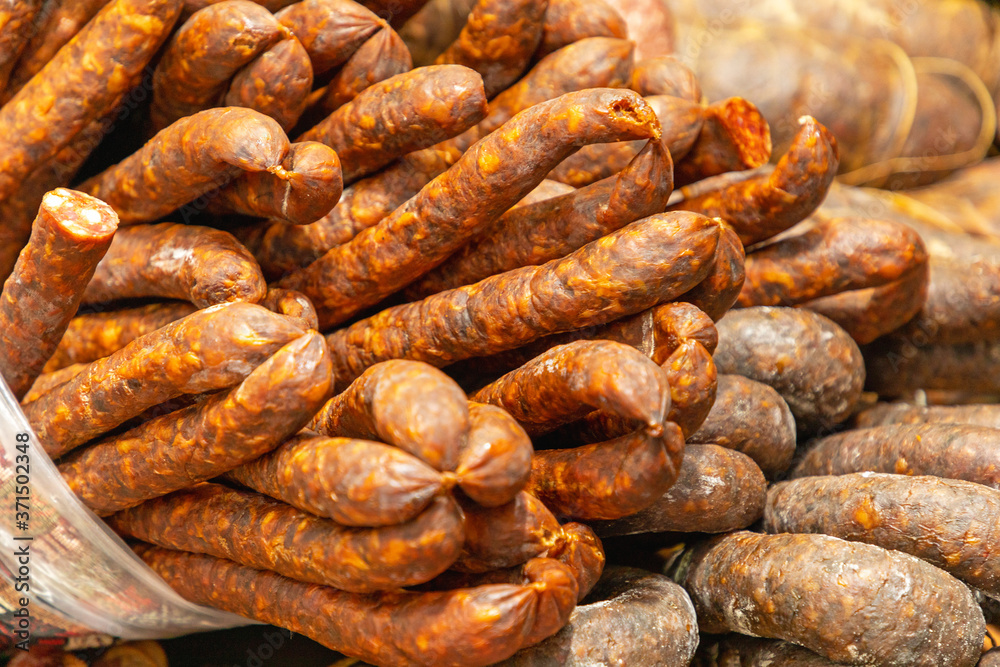 Cured Smoked Sausages Cured Smoked Sausages