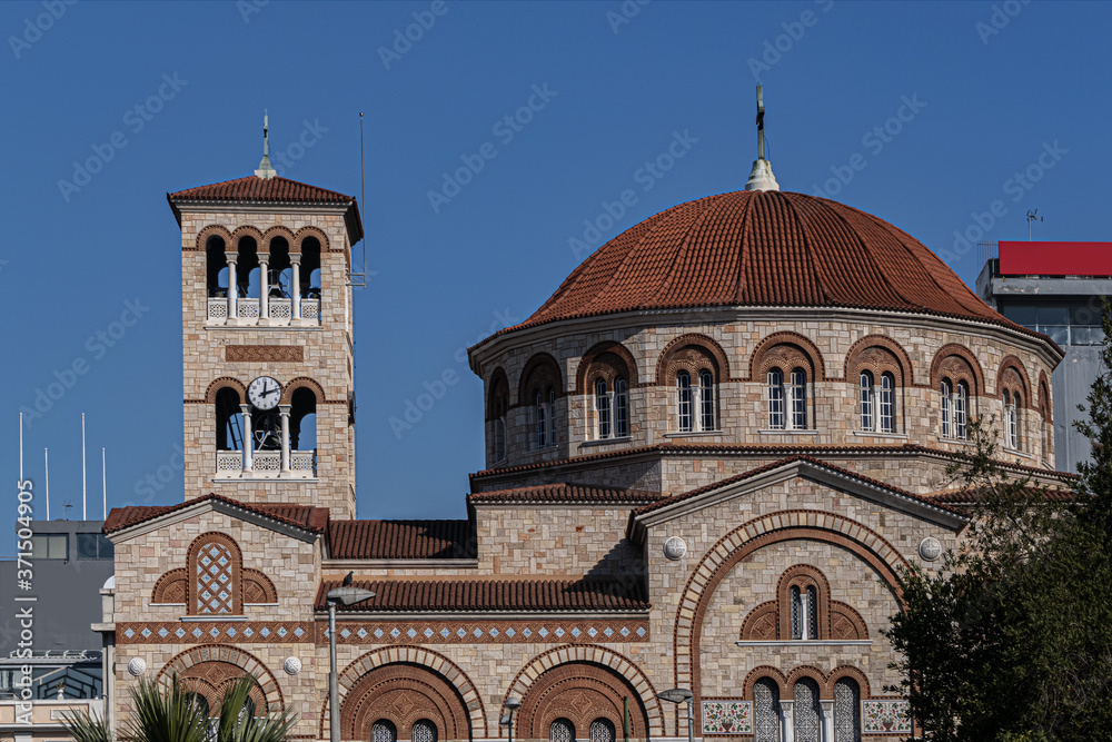 View of Neo-Byzantine Cathedral of Holy Trinity (